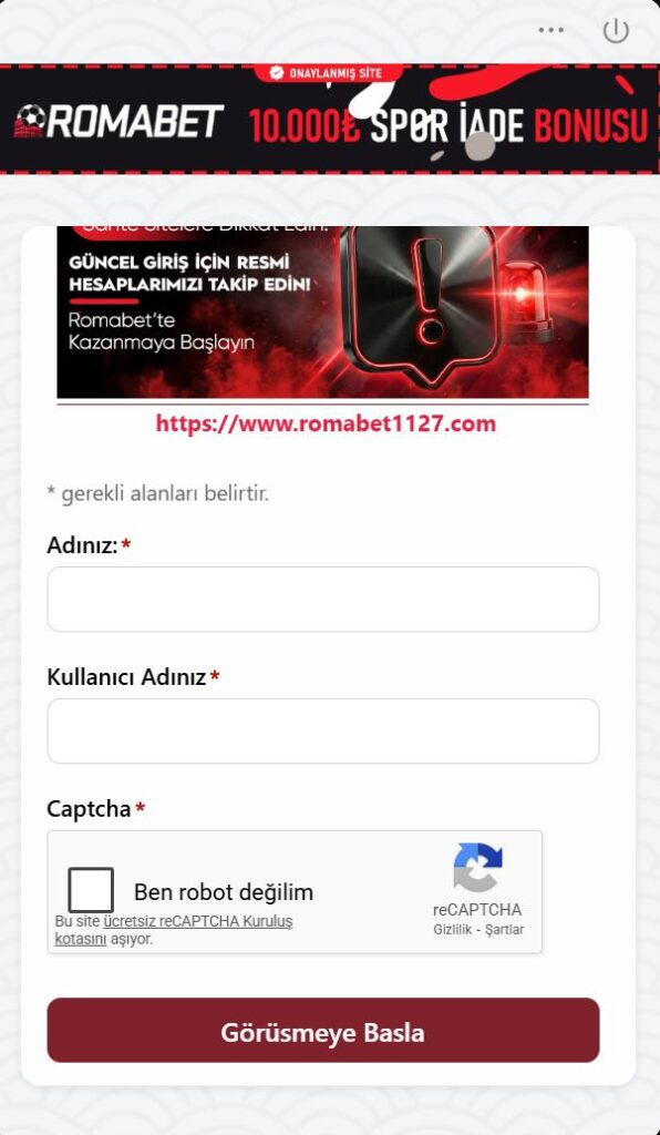 romabet iletişim